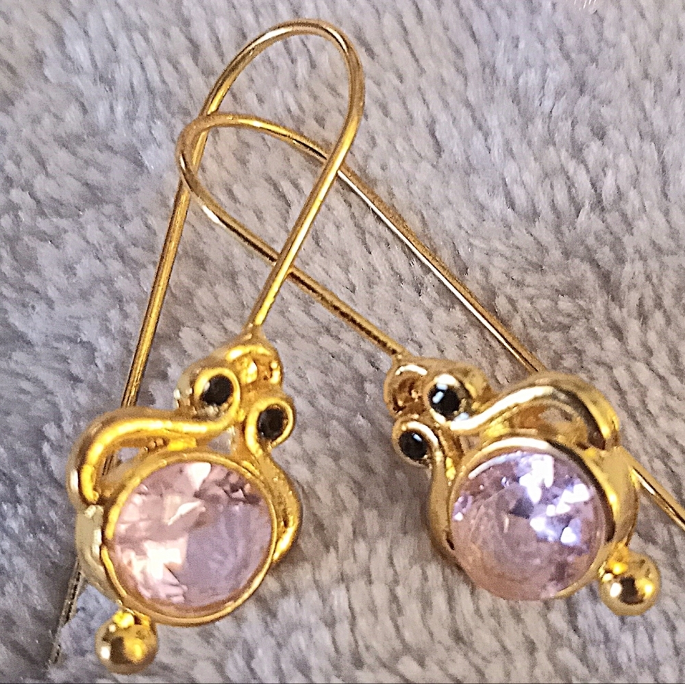 Gold plated earrings